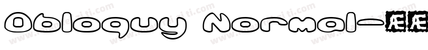 Obloquy Normal字体转换